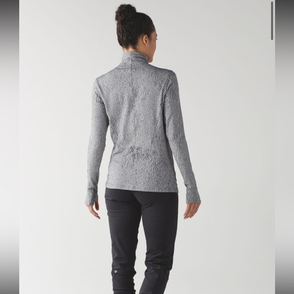 Lululemon Ready To Rulu Heather Grey White Herringbone Print Athleisure Lounge - Picture 3 of 9